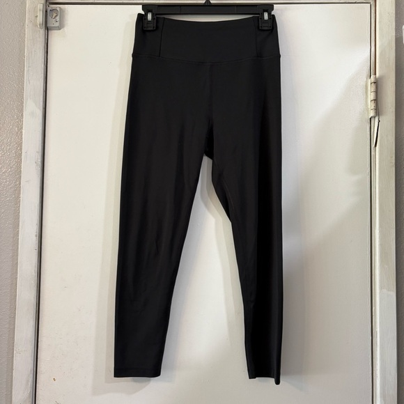 girlfriend collective Pants - Girlfriend Collective Black Cropped Leggings Athletic Womens medium High Rise